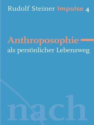 cover image of Anthroposophie als persönlicher Lebensweg